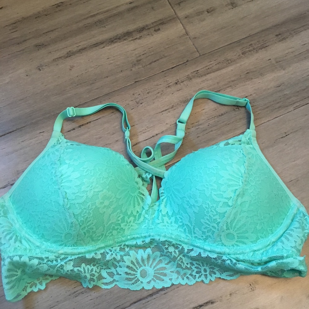 teal bra